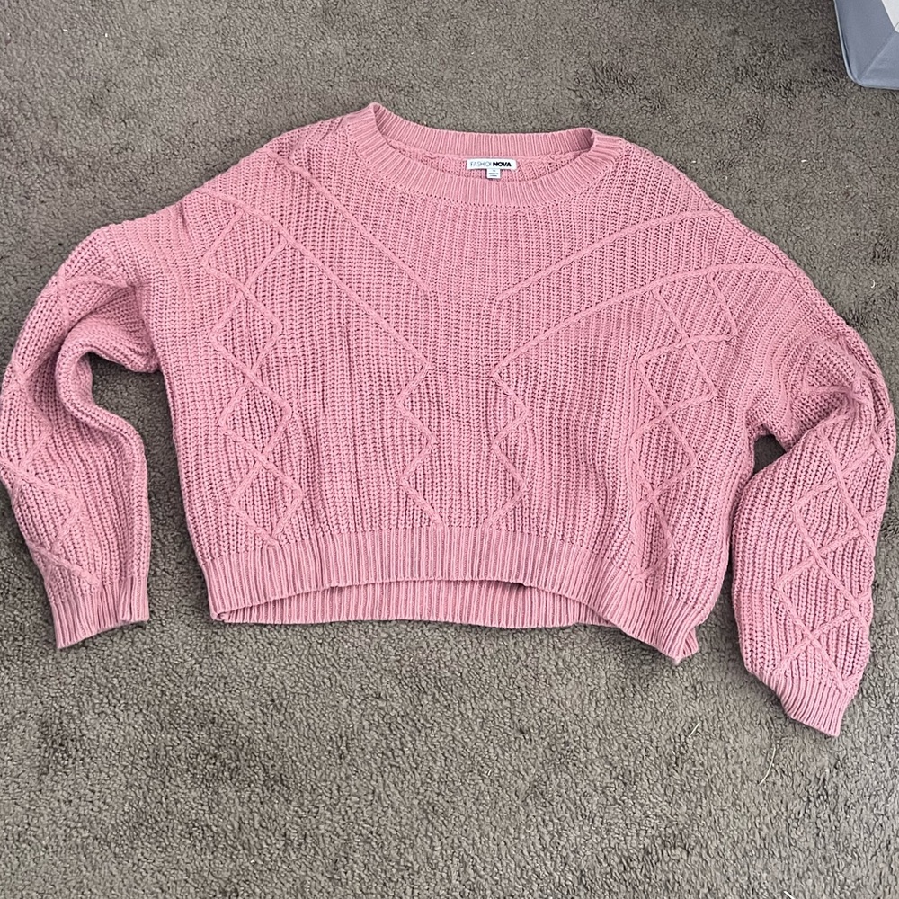Move Knit Crop Sweater